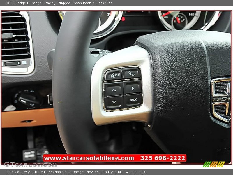 Rugged Brown Pearl / Black/Tan 2013 Dodge Durango Citadel