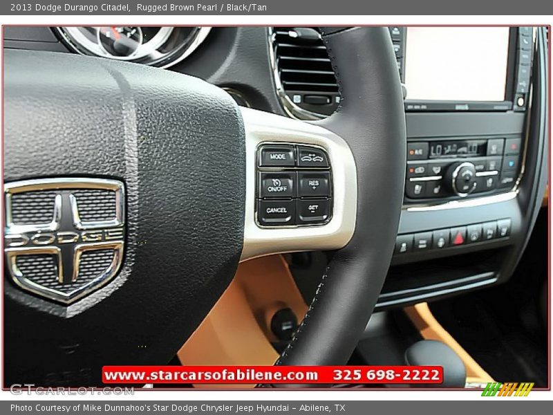 Rugged Brown Pearl / Black/Tan 2013 Dodge Durango Citadel