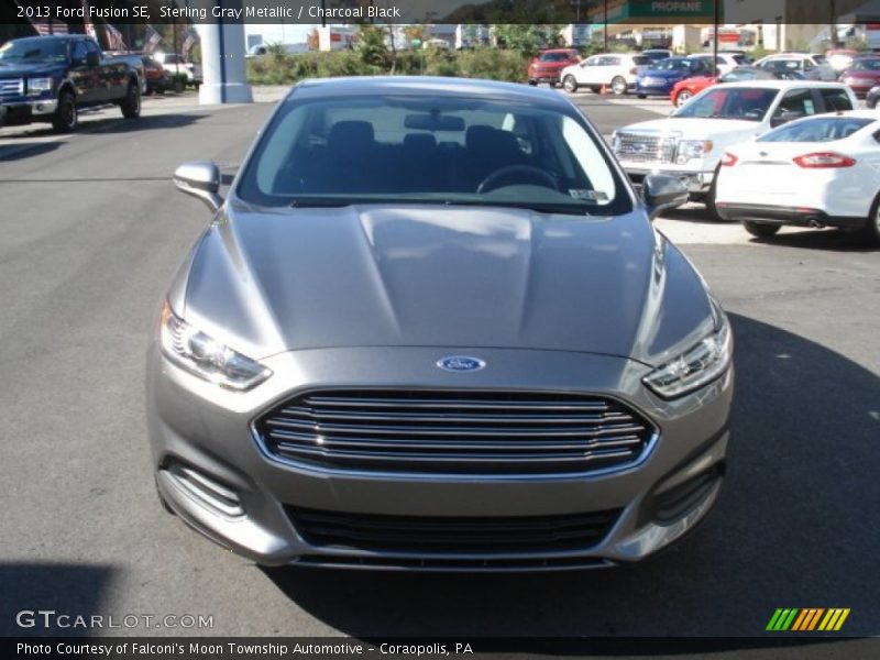 Sterling Gray Metallic / Charcoal Black 2013 Ford Fusion SE