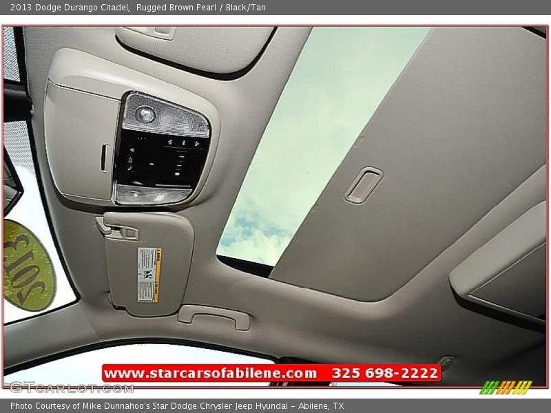 Rugged Brown Pearl / Black/Tan 2013 Dodge Durango Citadel