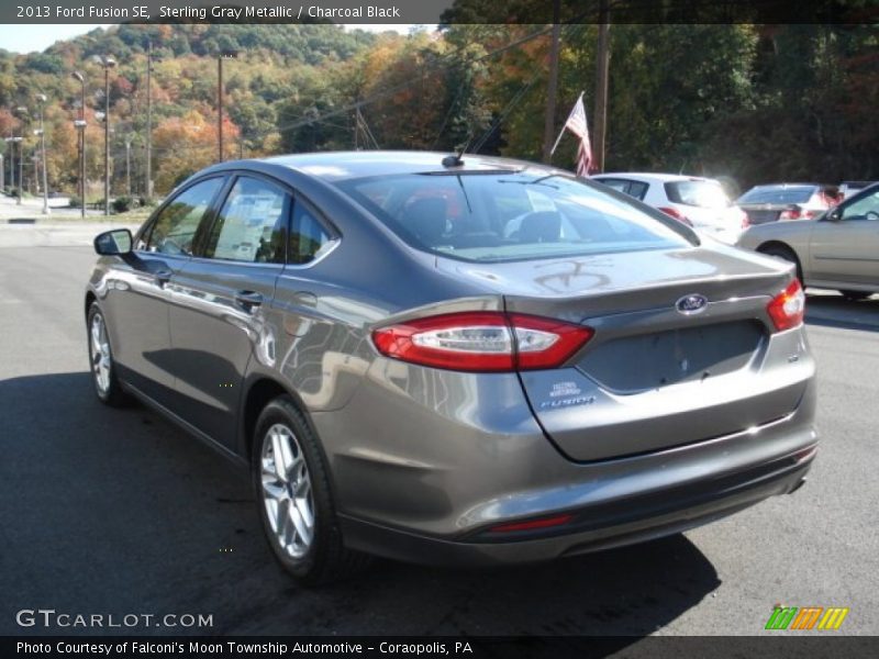 Sterling Gray Metallic / Charcoal Black 2013 Ford Fusion SE