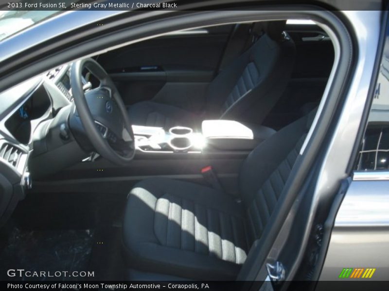  2013 Fusion SE Charcoal Black Interior
