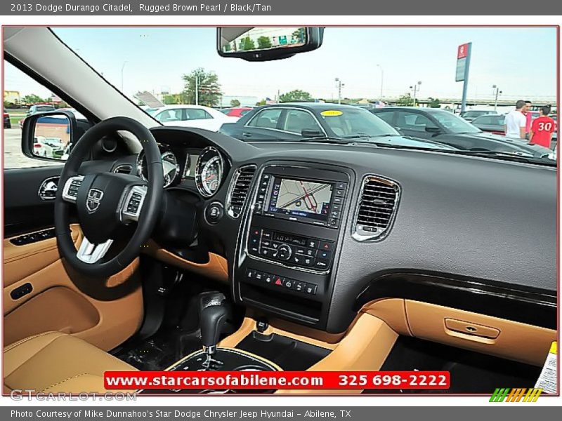 Rugged Brown Pearl / Black/Tan 2013 Dodge Durango Citadel