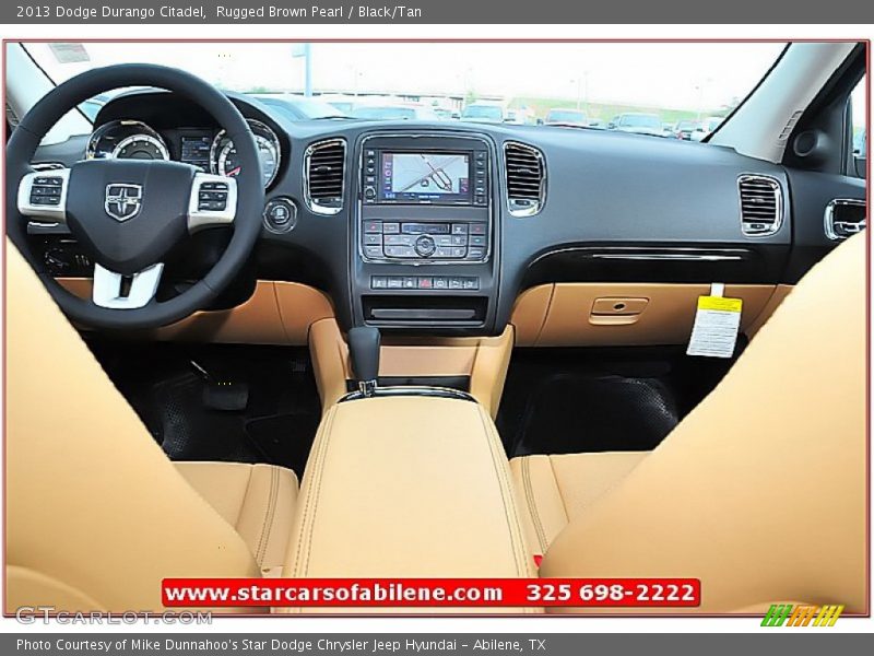 Rugged Brown Pearl / Black/Tan 2013 Dodge Durango Citadel