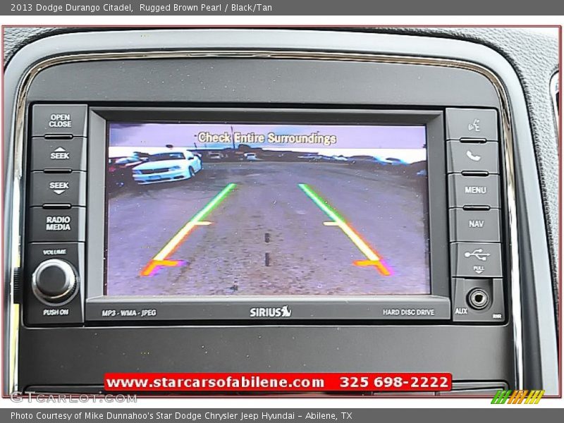 Rugged Brown Pearl / Black/Tan 2013 Dodge Durango Citadel
