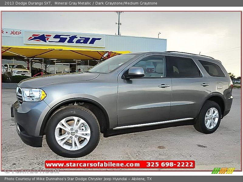 Mineral Gray Metallic / Dark Graystone/Medium Graystone 2013 Dodge Durango SXT