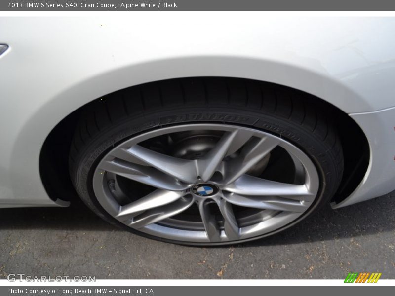 Alpine White / Black 2013 BMW 6 Series 640i Gran Coupe