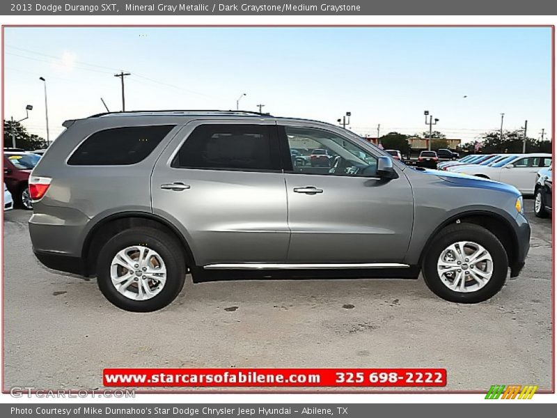 Mineral Gray Metallic / Dark Graystone/Medium Graystone 2013 Dodge Durango SXT