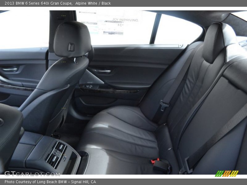 Alpine White / Black 2013 BMW 6 Series 640i Gran Coupe