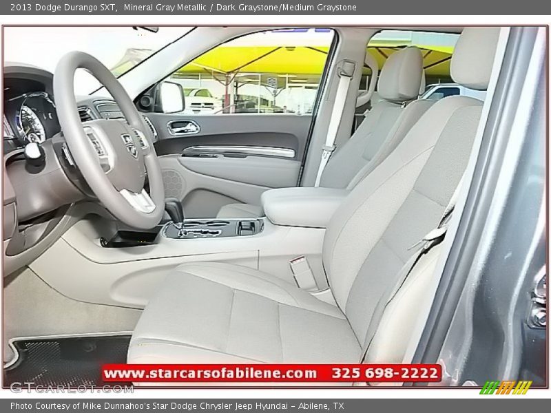 Mineral Gray Metallic / Dark Graystone/Medium Graystone 2013 Dodge Durango SXT