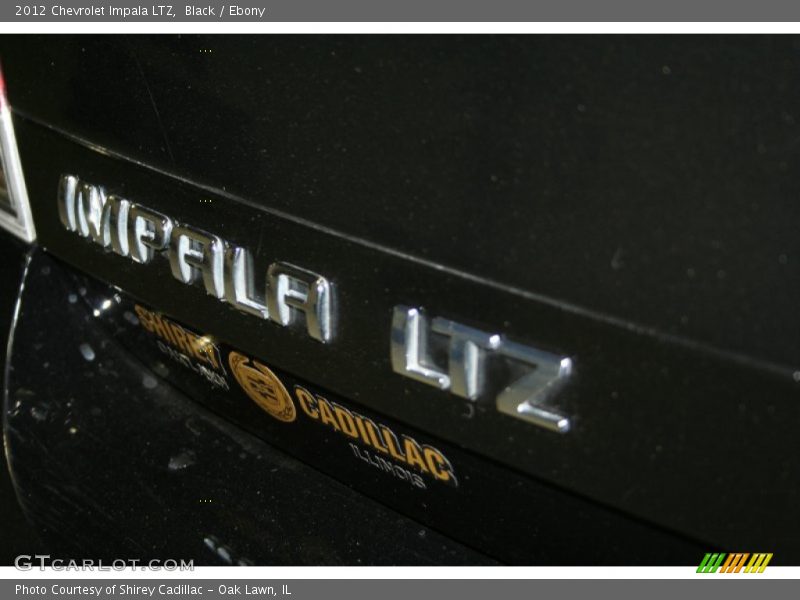 Black / Ebony 2012 Chevrolet Impala LTZ