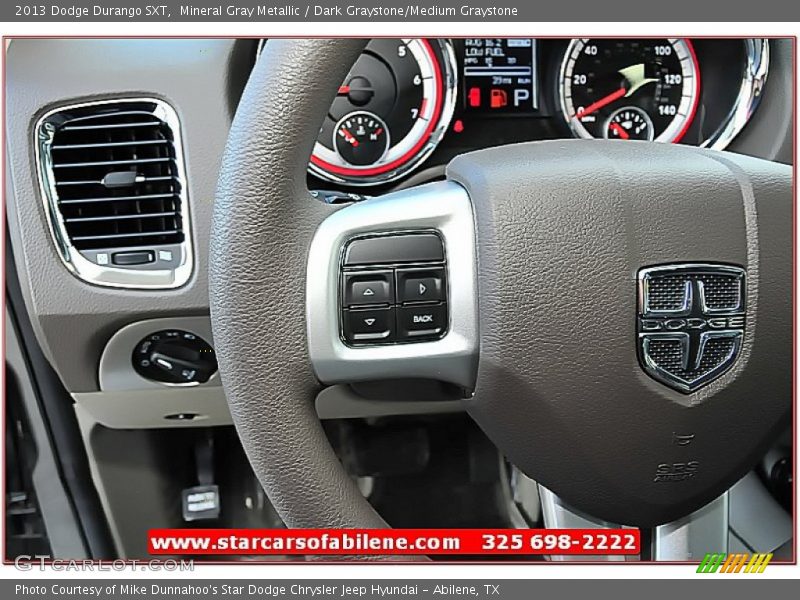 Mineral Gray Metallic / Dark Graystone/Medium Graystone 2013 Dodge Durango SXT