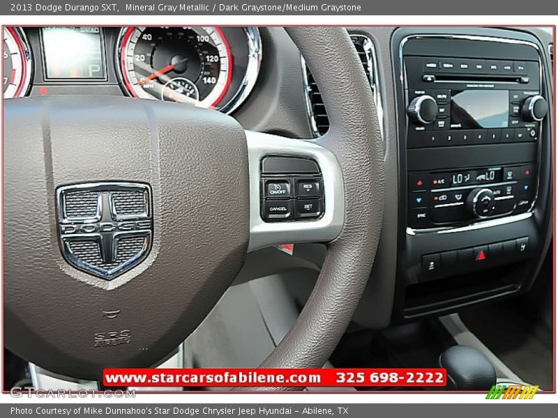 Mineral Gray Metallic / Dark Graystone/Medium Graystone 2013 Dodge Durango SXT