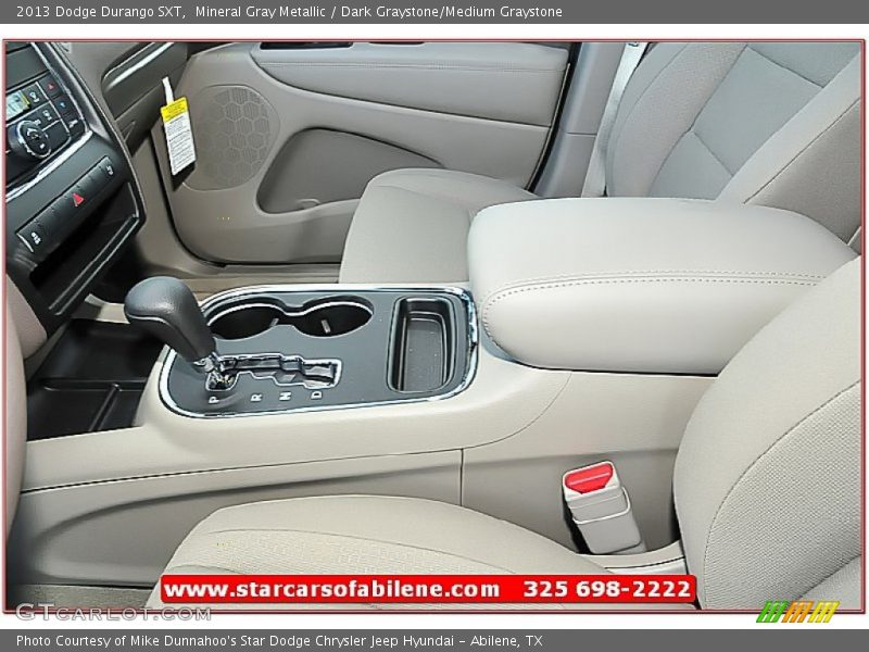 Mineral Gray Metallic / Dark Graystone/Medium Graystone 2013 Dodge Durango SXT
