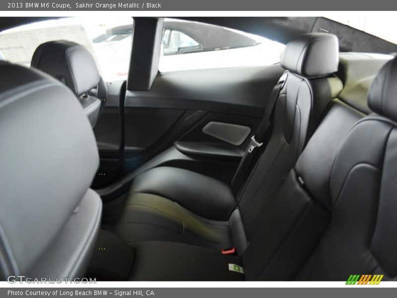 Rear Seat of 2013 M6 Coupe
