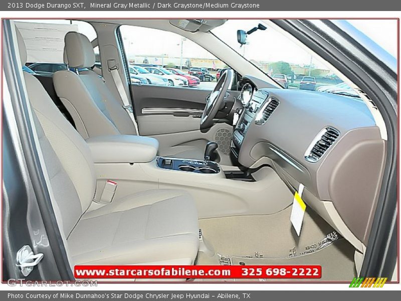 Mineral Gray Metallic / Dark Graystone/Medium Graystone 2013 Dodge Durango SXT