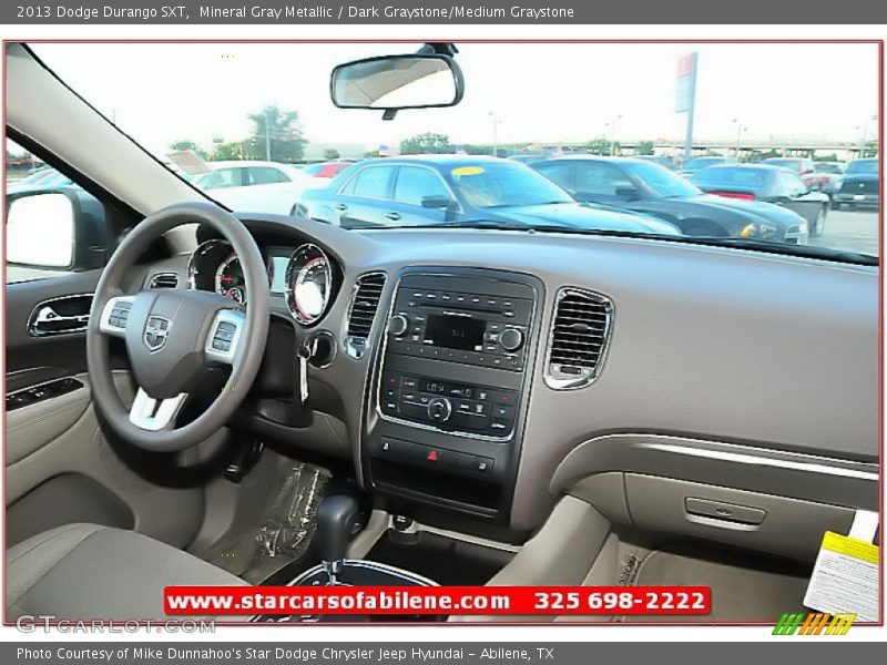 Mineral Gray Metallic / Dark Graystone/Medium Graystone 2013 Dodge Durango SXT