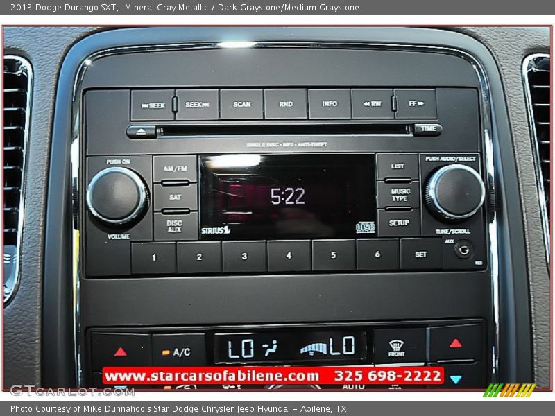 Mineral Gray Metallic / Dark Graystone/Medium Graystone 2013 Dodge Durango SXT