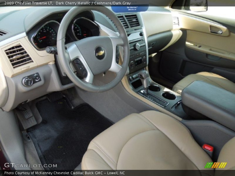 Cashmere/Dark Gray Interior - 2009 Traverse LT 