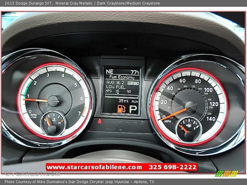 Mineral Gray Metallic / Dark Graystone/Medium Graystone 2013 Dodge Durango SXT