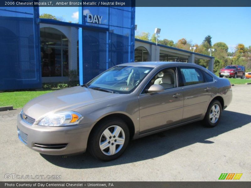 Amber Bronze Metallic / Neutral Beige 2006 Chevrolet Impala LT