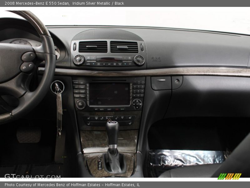 Iridium Silver Metallic / Black 2008 Mercedes-Benz E 550 Sedan