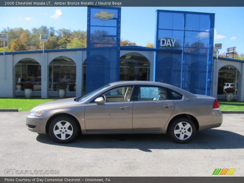 Amber Bronze Metallic / Neutral Beige 2006 Chevrolet Impala LT