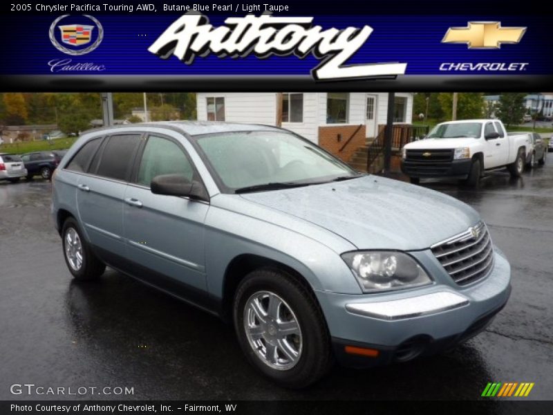 Butane Blue Pearl / Light Taupe 2005 Chrysler Pacifica Touring AWD