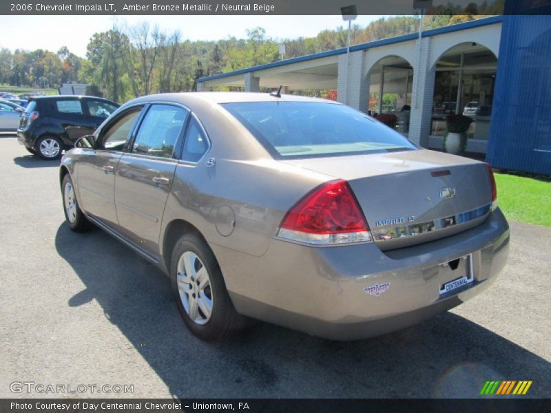 Amber Bronze Metallic / Neutral Beige 2006 Chevrolet Impala LT