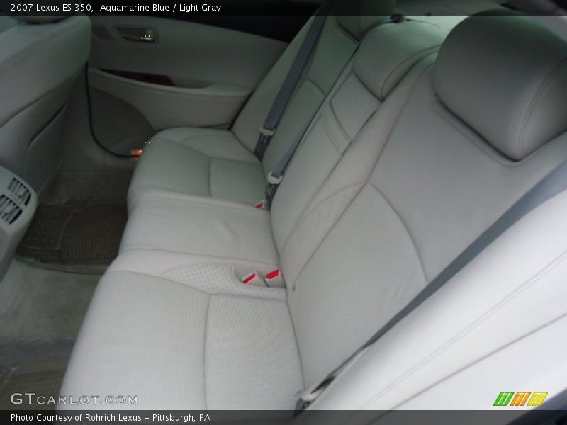 Aquamarine Blue / Light Gray 2007 Lexus ES 350