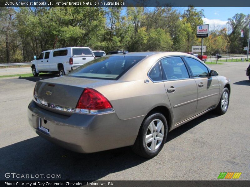 Amber Bronze Metallic / Neutral Beige 2006 Chevrolet Impala LT