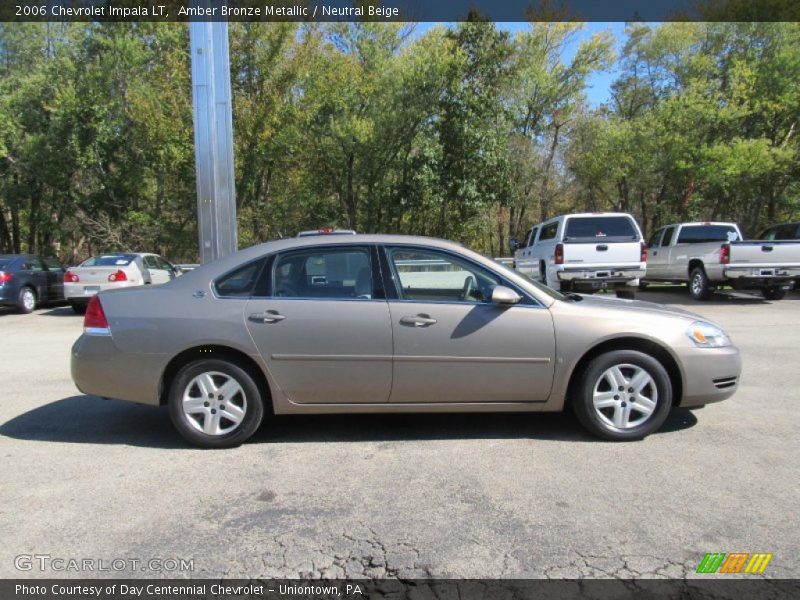 Amber Bronze Metallic / Neutral Beige 2006 Chevrolet Impala LT