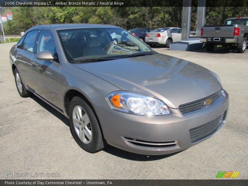 Amber Bronze Metallic / Neutral Beige 2006 Chevrolet Impala LT
