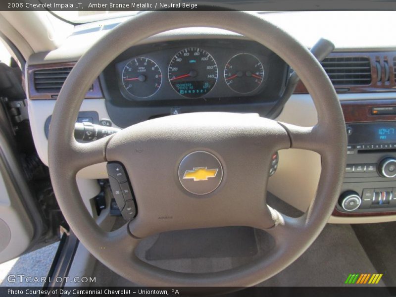 Amber Bronze Metallic / Neutral Beige 2006 Chevrolet Impala LT
