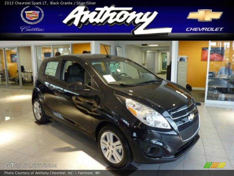 Black Granite / Silver/Silver 2013 Chevrolet Spark LT