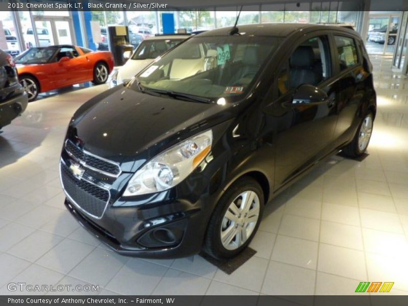 Black Granite / Silver/Silver 2013 Chevrolet Spark LT