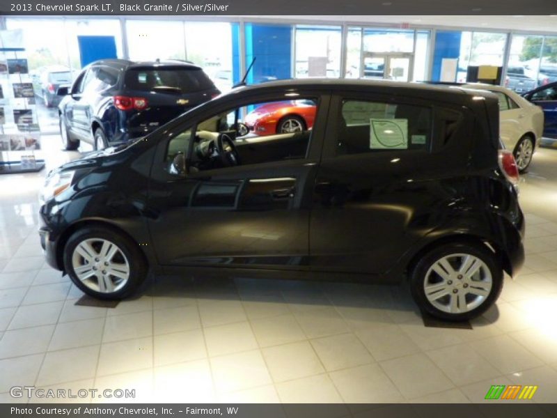 Black Granite / Silver/Silver 2013 Chevrolet Spark LT