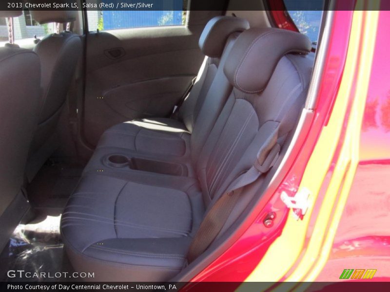 Salsa (Red) / Silver/Silver 2013 Chevrolet Spark LS