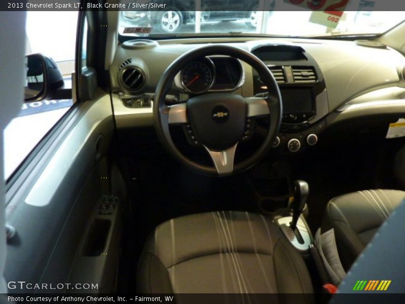 Black Granite / Silver/Silver 2013 Chevrolet Spark LT
