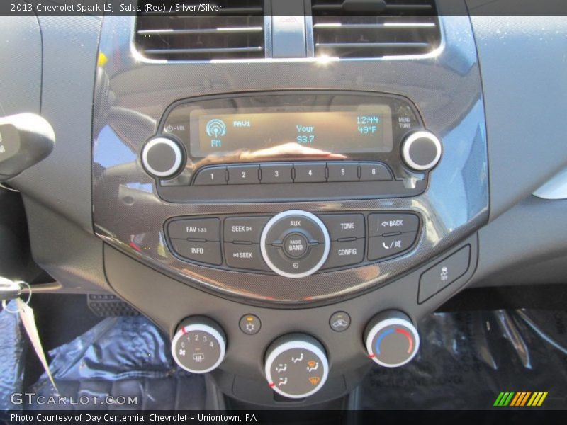 Salsa (Red) / Silver/Silver 2013 Chevrolet Spark LS