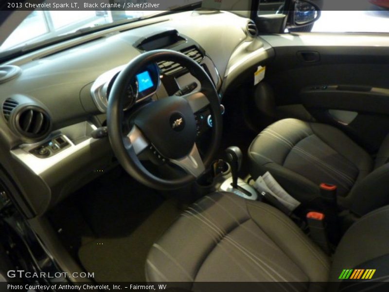 Black Granite / Silver/Silver 2013 Chevrolet Spark LT
