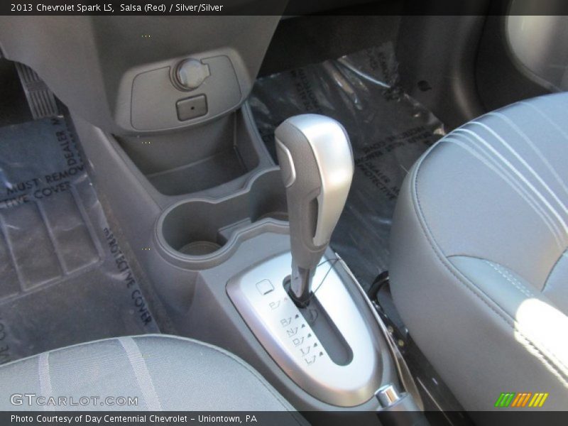 Salsa (Red) / Silver/Silver 2013 Chevrolet Spark LS