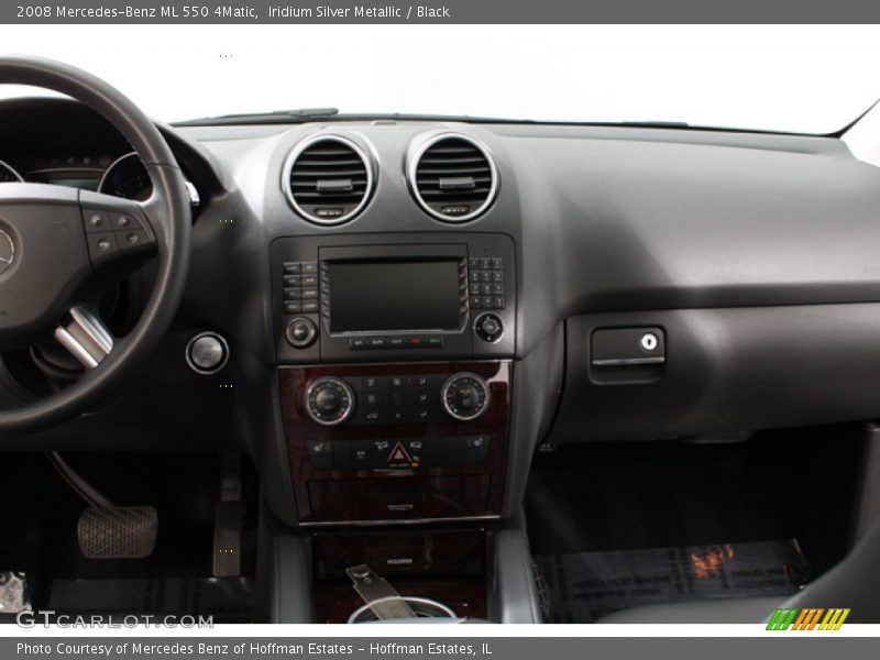 Iridium Silver Metallic / Black 2008 Mercedes-Benz ML 550 4Matic