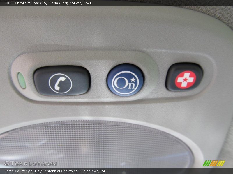 Salsa (Red) / Silver/Silver 2013 Chevrolet Spark LS