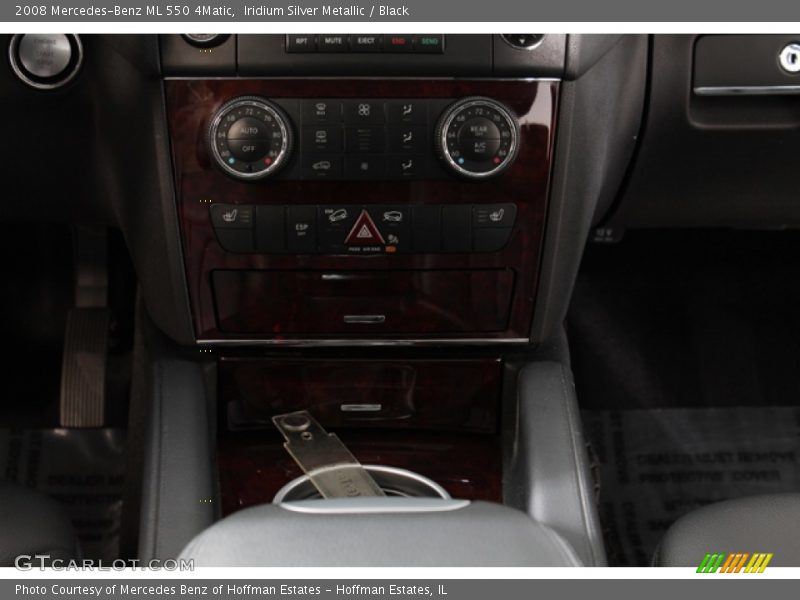 Iridium Silver Metallic / Black 2008 Mercedes-Benz ML 550 4Matic