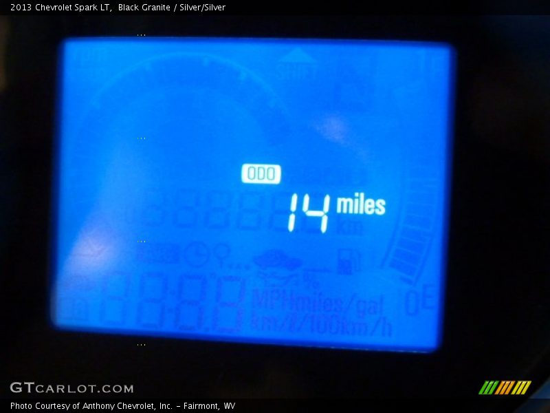 Black Granite / Silver/Silver 2013 Chevrolet Spark LT