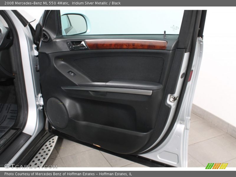 Iridium Silver Metallic / Black 2008 Mercedes-Benz ML 550 4Matic