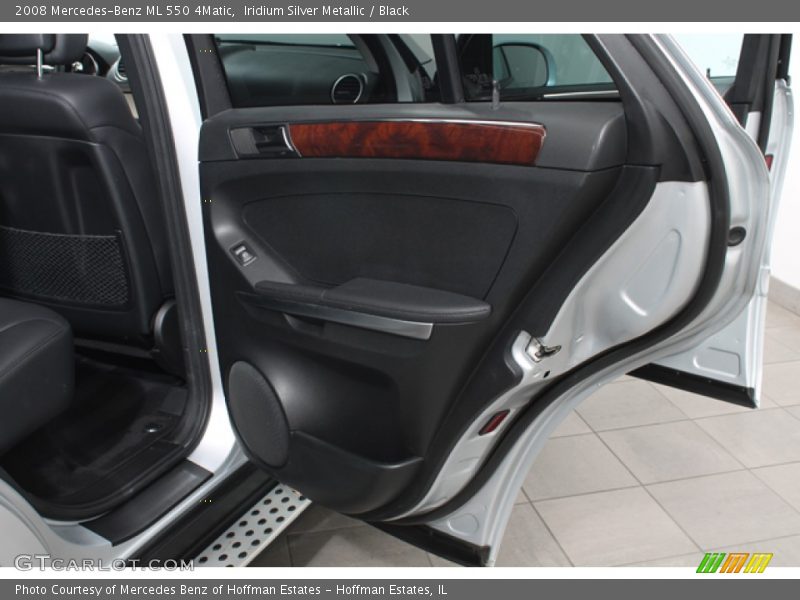 Iridium Silver Metallic / Black 2008 Mercedes-Benz ML 550 4Matic
