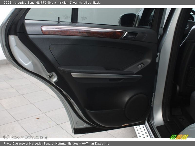 Iridium Silver Metallic / Black 2008 Mercedes-Benz ML 550 4Matic