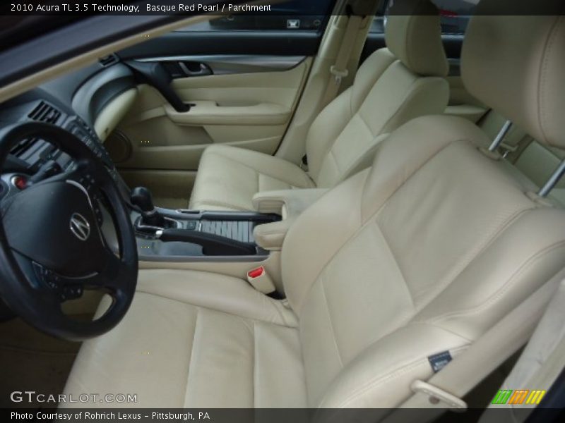 Basque Red Pearl / Parchment 2010 Acura TL 3.5 Technology